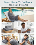 24-Piece Premium Towel Sets for Bathroom - Image 6