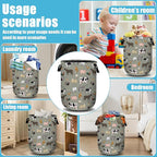 Funny Farm Animal Laundry Basket, Laundry Hamper Collapsible Oxford Cloth - Image 7