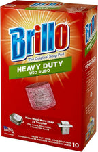 Brillo Heavy Duty Steel Wool Soap Pads, Original Red Scent) - Image 4