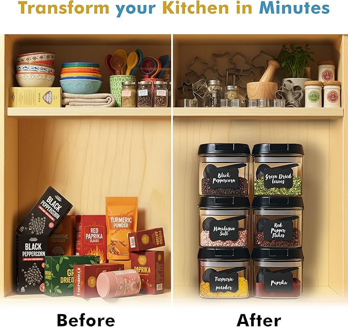 Shazo 6 PC Airtight Food Storage Containers - Image 5