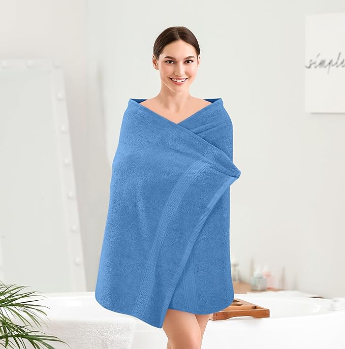 Utopia Towels 4 Pack Premium Bath Towels Set, 27 by 54 Inches, 100% Ring Spun - Image 5