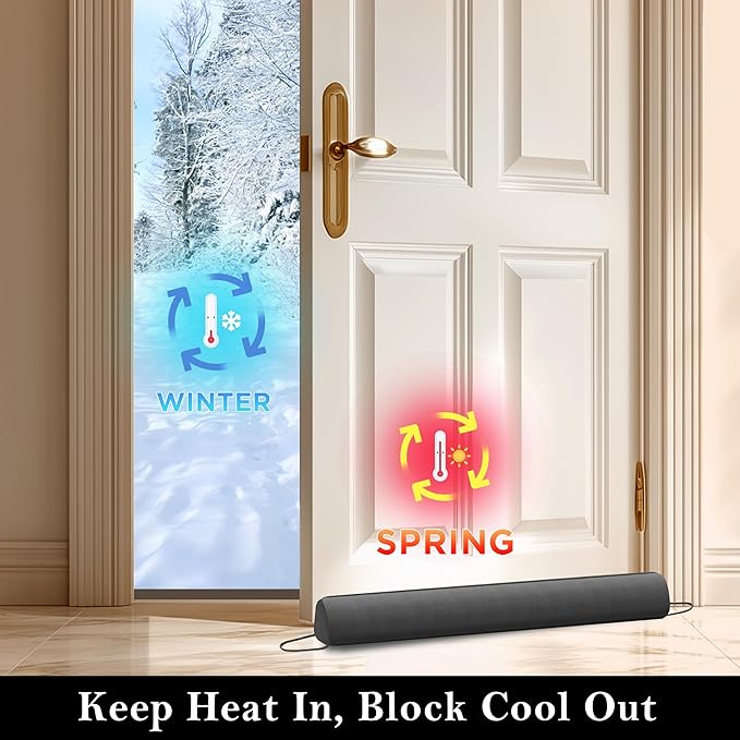 Sunolga Door Draft Stopper Blocks Hot and Cold Air - Image 7