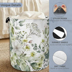 Flowers Plants HerbsLaundry Hamper, Dirty Clothes Laundry Basket - Image 3