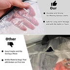 6 Pack Clear Storage Bags with Zipper and Handles, Blanket Bags - Image 5