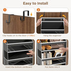 Over The Door Organizer, 6 Shelf Door Hanging Organizers - Image 6