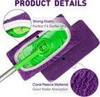 Microfiber Mop Pads, Dry Flat mop Cover & Washable Wet Pads Refill - Image 3