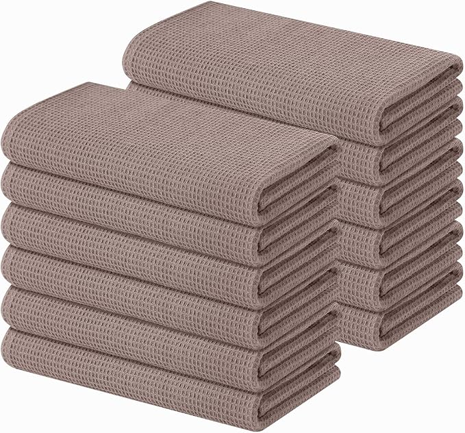 Homaxy 100% Cotton Waffle Weave Kitchen Towels by Homaxy