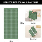 Homaxy 100% Cotton Terry Kitchen Towels, Checkered Designed, Soft and Super - Image 5