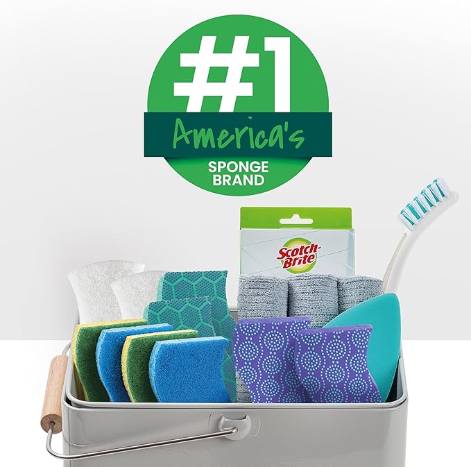 Scotch-Brite Heavy Duty Scrub Sponge, 24 Kitchen Sponges Designed - Image 12
