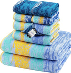 SEMAXE Bath Towel Set of 8 Include 2 Bath Towels, 2 Hand Towels, 4 Washcloths by SEMAXE