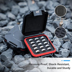 JJC Size 312 LIR1240 Battery Case Holder Storage, Water-Resistant Anti-Shock - Image 6