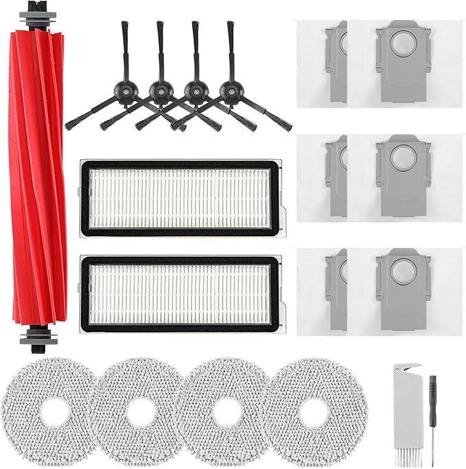Accessories Replacement Kit for Roborock Q Revo S, Qevo Pro, Qrevo Plus Robot by SPOFAN