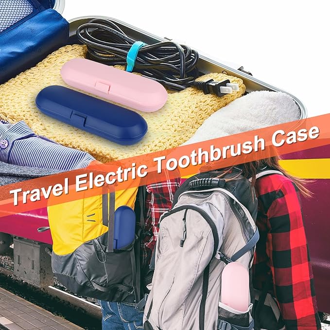 Cosmos Pack of 2 Plastic Travel Case Toothbrush Carrying Case Holder Container - Image 7