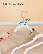 SONGMICS Slim Velvet Hangers, Non-Slip Clothes Hangers - Image 6