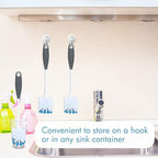PHYEX 2 Pack Long Handle Bottle Scrubbing Brushes, Bottle Cleaner - Image 5