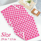 Jacquotha Pink Hand Towels 4 Pack, Cotton Decorative Bathroom Hand Towel & - Image 6