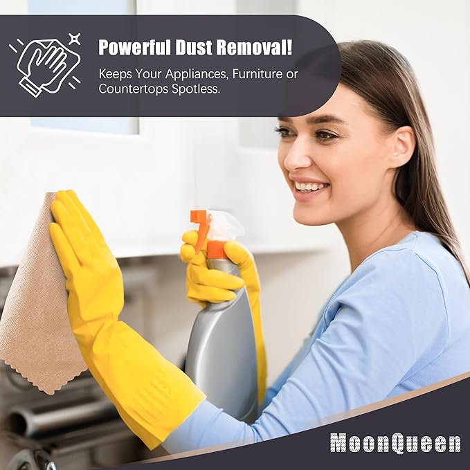 MOONQUEEN 72 Pack Microfiber Cleaning Cloth - Image 5
