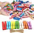 1.35 Inch Mini Clothes Pins for Photo100 Pcs by SETNDTS