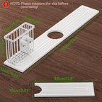 Cisily White Diatomite Faucet Mat - Image 2