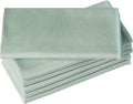 6 Pack Microfiber Glass Cleaning Cloth, 16 Inch X 16 Inch, Lint Free Quickly by Puomue