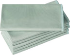 6 Pack Microfiber Glass Cleaning Cloth, 16 Inch X 16 Inch, Lint Free Quickly by Puomue