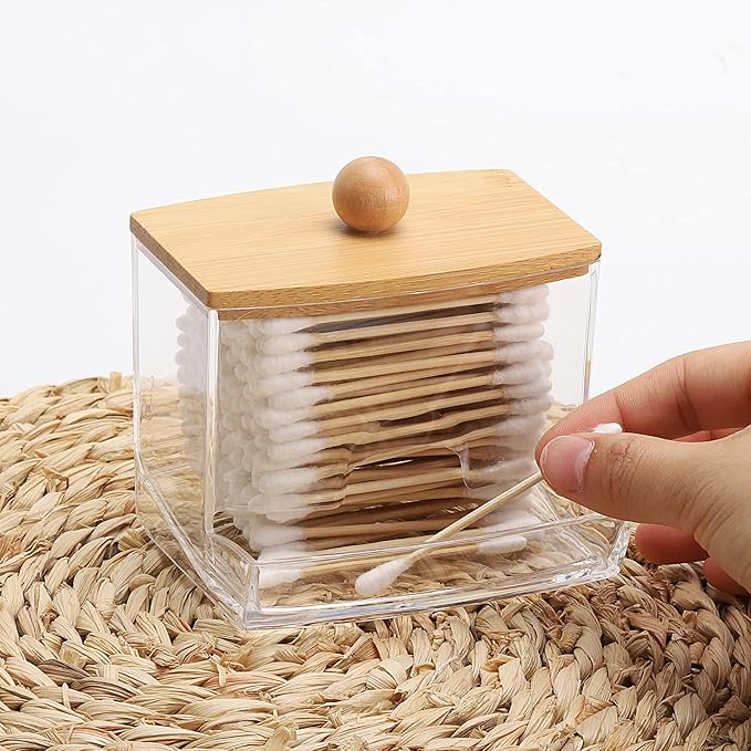 Tbestmax 10oz Qtip Holder Dispenser - Image 4
