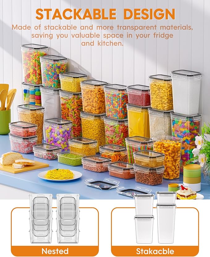 30 PCS Airtight Food Storage Containers - Image 6