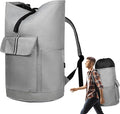 BeeGreen Grey-Laundry-Bag-Backpack-Extra-Large-Heavy-Duty, 125L Portable Travel by BeeGreen