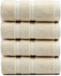 Simple&Opulence 4 Pcs Premium Hand Towels 16"x28", 600 GSM 100% Ring Spun Cotton by SimpleOpulence