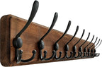 WEBI Coat Rack Wall Mount, 38 9/16" Long, 10 Hooks, Coat Hooks Wall Mounted by WEBI