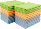 AIDEA Microfiber Cleaning Cloth 24 Pack, Microfiber Towels by AIDEAHOME