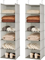 MAX Houser 6 Tier Shelf Hanging Closet Organizer, Closet Hanging Shelf by MAXHouser