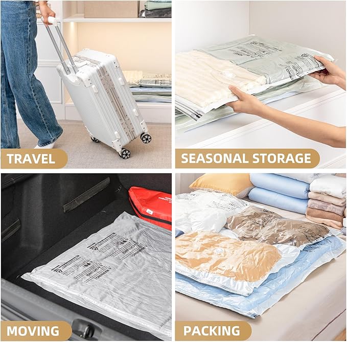 TAILI 12 Pack Vacuum Storage Bags, Jumbo Vacuum Seal Bags - Image 9