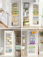 Delamu Over The Door Pantry Organizer, 8-Tier Pantry Door Organizers and Storage - Image 8