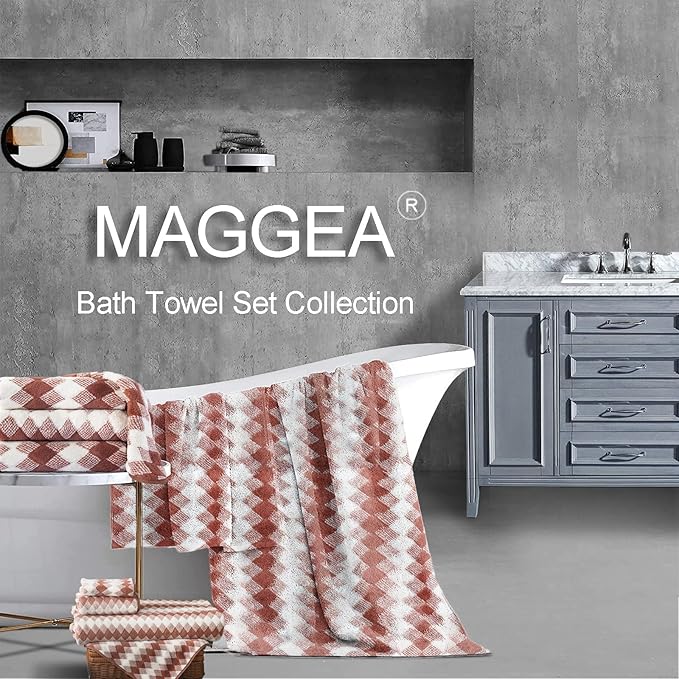Bath Towel Set 4 Pack-35x70 Towel, Extra Large Bath Sheet Ultra Soft Bathroom - Image 2