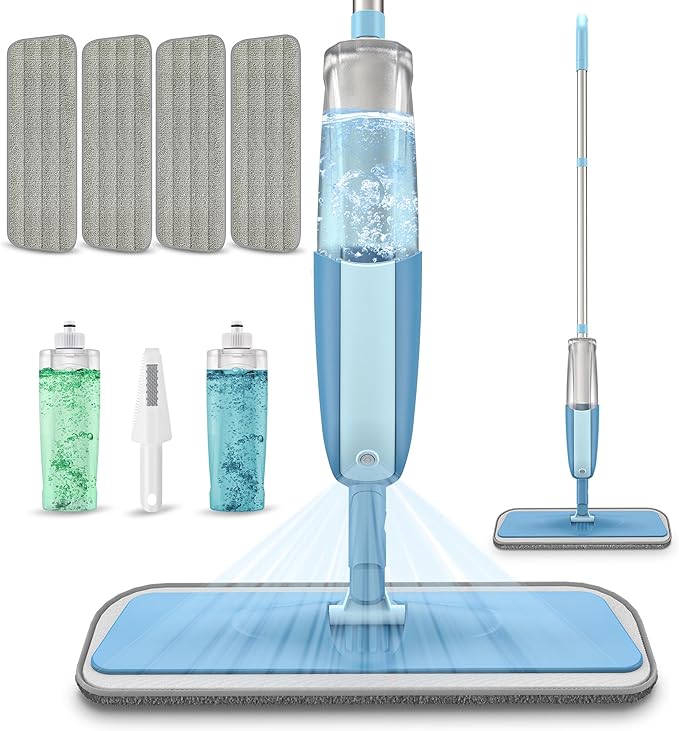 Spray Mops for Hardwood Floor Cleaning: MEXERRIS Wet Mops by MEXERRIS