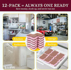 Kitchen Sponges – 12 Pack – Non-Scratch Dual-Sided Cellulose Scrub Sponges - Image 5