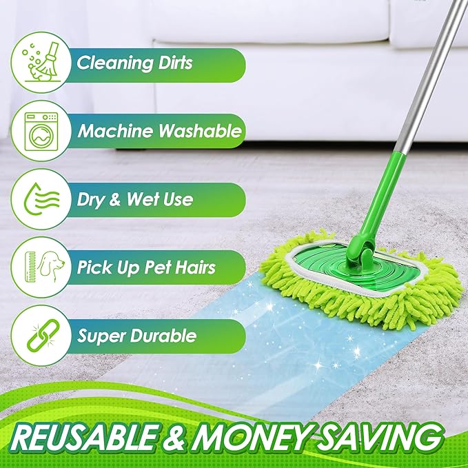 JEHONN Reusable Microfiber Mop Pads Compatible - Image 5