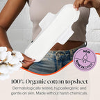 Cora 100% Organic Cotton Topsheet Pads - Image 2