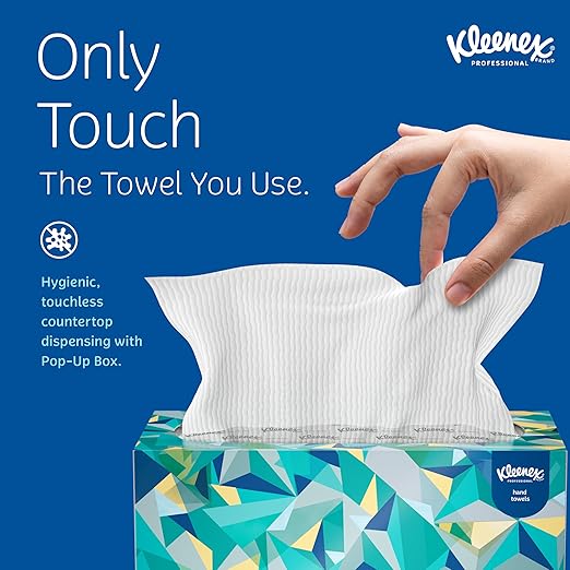 Kleenex Professional Paper Hand Towels, Premium Absorbency Pockets, Pop-Up Box - Image 6
