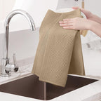 Homaxy 100% Cotton Waffle Weave Kitchen Dish Towels, Ultra Soft Absorbent Quick - Image 4