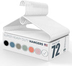 Neaties Super Heavy Duty Clothes Hangers 50+ Pack – Made in The USA - 10lb by NeatiesHangers