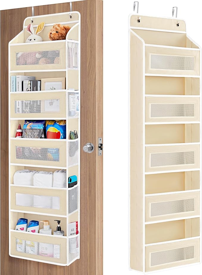 JARLINK Over The Door Organizer Storage, 5 Shelf Hanging Door Organizer by JARLINK