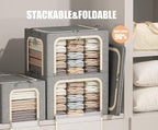 3 Opeings Large Clothes Storage Bins - Image 2