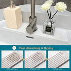 Faucet Mat for Kitchen Sink, Stone Drying Mat for Kitchen Counter, Stone Mat - Image 6