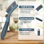 PHYEX 2 Packs Small Brushes for Cleaning, Stiff Bristle Grout Scrub Brushes for - Image 5