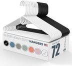 Neaties Super Heavy Duty Clothes Hangers 50+ Pack – Made in The USA - 10lb by NeatiesHangers