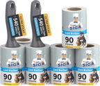 MR.SIGA Lint Rollers for Pet Hair Extra Sticky, 540 Sheets, Lint Remover for by MRSIGA