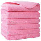 POLYTE Premium Lint Free Microfiber Washcloth Face Towel, 13 x 13 in by Polyte