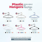 Neaties Plastic Hangers 50 Pack – Made in The USA – 6lb Capacity Standard - Image 7